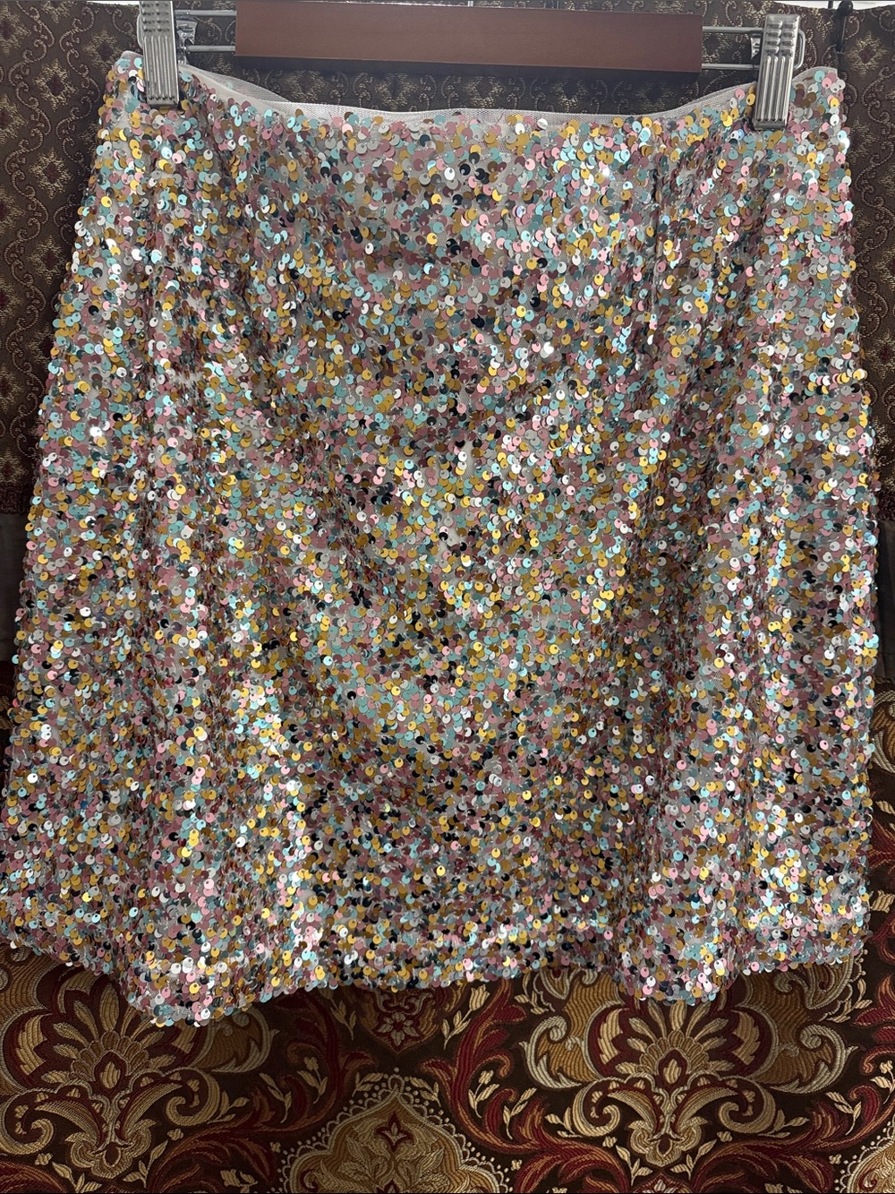 NWOT Sequin Mini Skirt